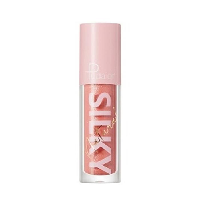 Pudaier Gloss à Lèvres Nacrés Silky Natural Couleur 03
