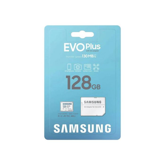 Samsung Memory Card Micro SD Carte Mémoire Micro SDXC Classe 10 128 GB 130MB/s