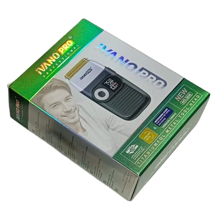 IVANO PRO IVO-30360 – Tondeuse Premium à Tête Métallique en Titane