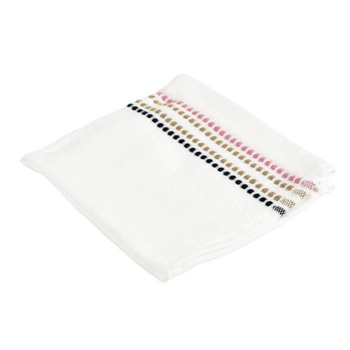 SERVIETTE MAIN JACQUARD MARTIA BLANC 30X30 - 360 G