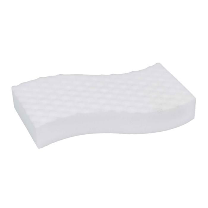 EPONGE MAGIQUE DOUBLE FACE OU GAUFFREE X2 M48 Blanc