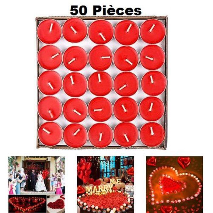 Bougies - Non spécifié - Pack de 50 - Parfumées - Décoratives - Romantiques
