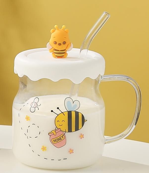 Tasse en verre - Abeille