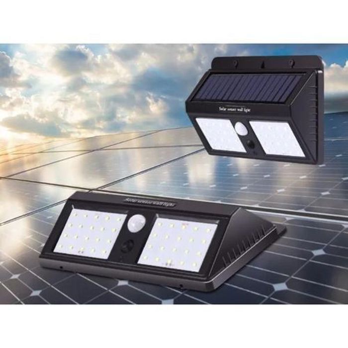 Lampe Solaire - Haut Qualité - 40 LED - Détecteur de mouvement - Étanche - 700 Lumens
