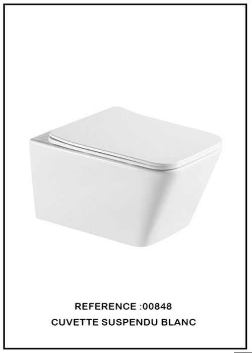CUVETTE SUSPENDU BLANC,