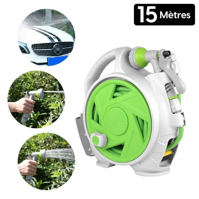 Tuyaux De Jardin Auto Portables Et Enrouleurs ( 15 M )
