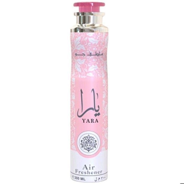 Désodorisant - LATTAFA - Yara - 300 ml - Eau fraîche - Notes tropicales et gourmandes