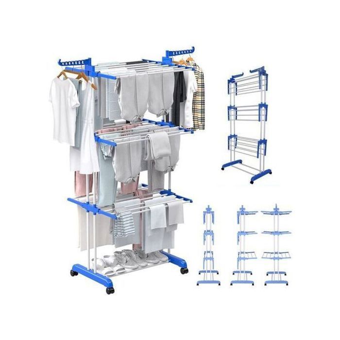 Etendoir Sèche Linge , supports de séchage pour vêtements , 40 kg