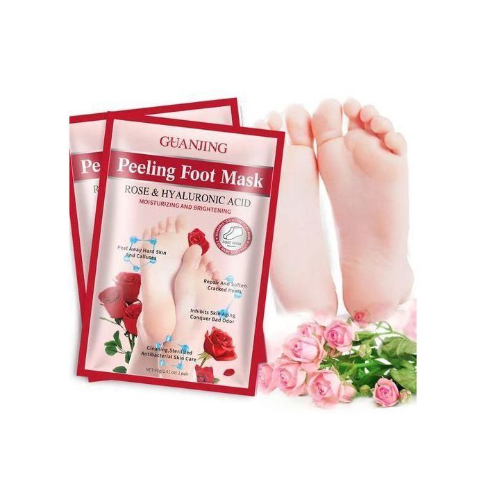 Guanjing 2pcs Masque pied enlever peau morte, peeling foot Mask
