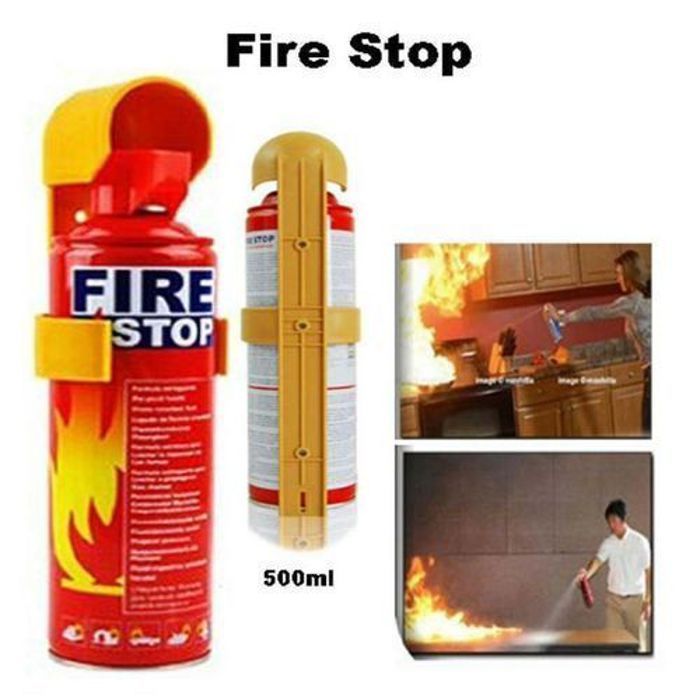 Extincteur Fire Stop Feu Incendie 500 ml