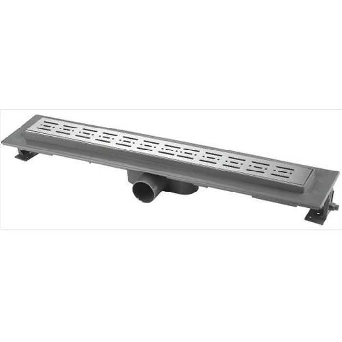 Caniveau de douche - GENERIC - 60 cm - Acier inoxydable - Siphon intégré - Ultra plat