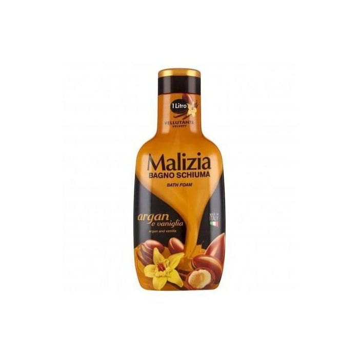 Malizia Gel douche Moussant Argan et Vanille, 1000ml