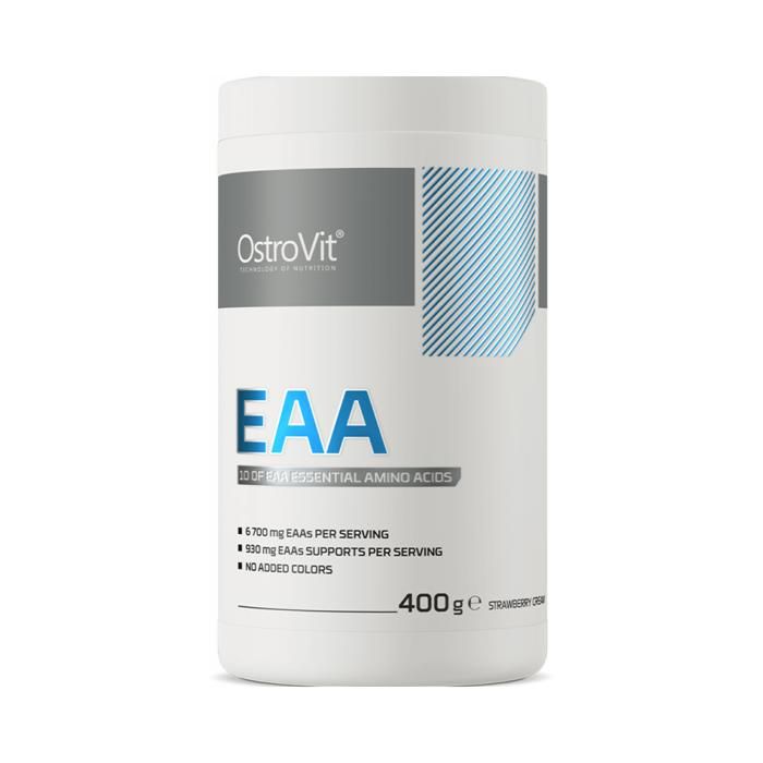 EAA 400g Crème de fraises OstroVit Acides Amines - BCAA