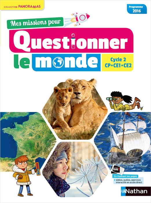 Guide pédagogique Mes missions pour Questionner le monde - cycle 2 CP CE1 CE2 - Nathan