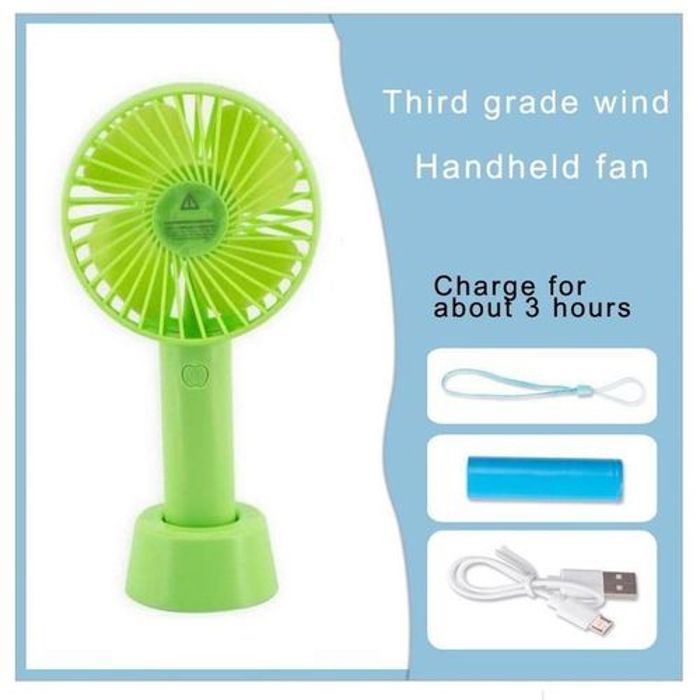 Ventilateur portatif tenu dans la main 3 vitesses 5W