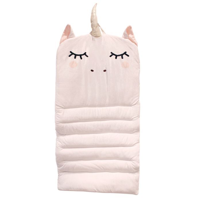 Tapis de sieste pour enfant - JARDINDECO - Licorne - Polyester - Rembourré - Facile à transporter