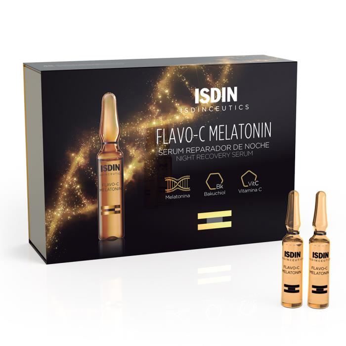 Sérum - ISDIN - Flavo-C - Melatonine - 10 ampoules - 2 ml