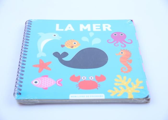 La mer : Mon livre de pochoirs