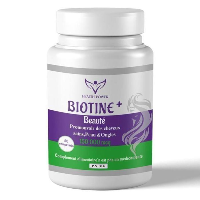 BIOTINE Beauté 90 comprimés 150.000 mcg - Promouvoir des cheveux et des ongles