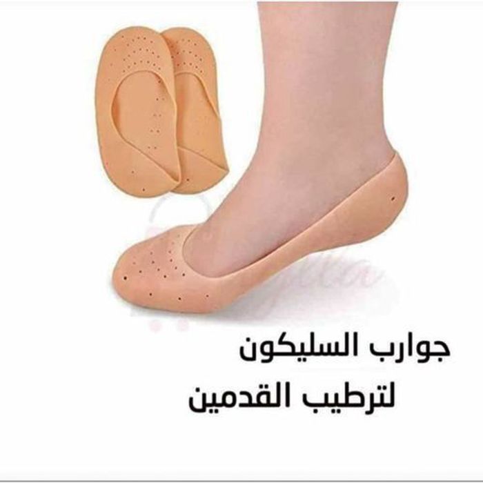 Chaussettes en silicone medicale hydratantes en gel de silicone.