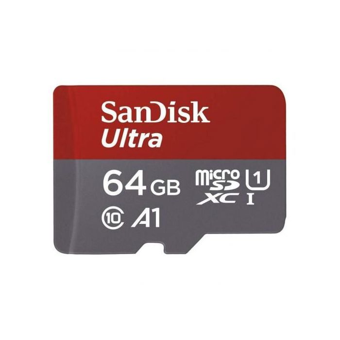Sandisk micro SDXC Ultra 64 GB Memory Card Up to 100 MB/s, Class 10, U1