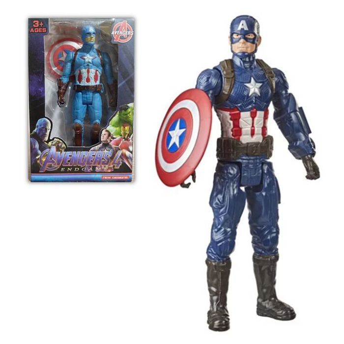 Avengers Super Heros Figurine Captain American en PVC 15 cm