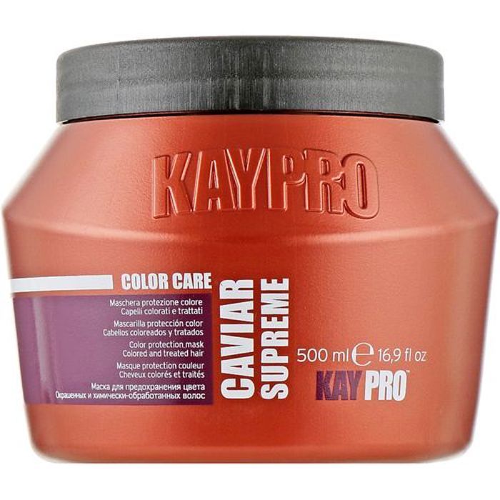 KAY PRO Masque pour cheveux traités et colorés nourrissants Caviar 500 ml