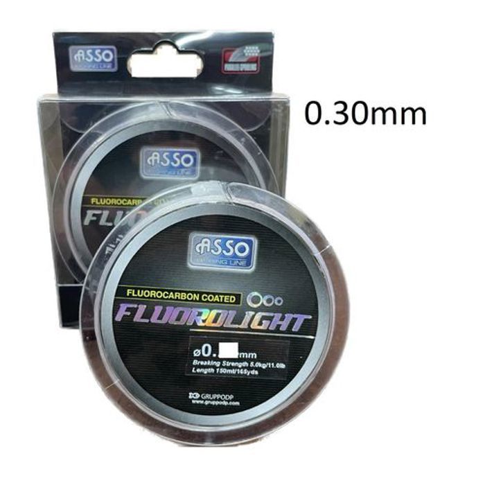 Fil de pêche - ASSO - Fluorolight - 150m - 0.30mm - 7.6kg