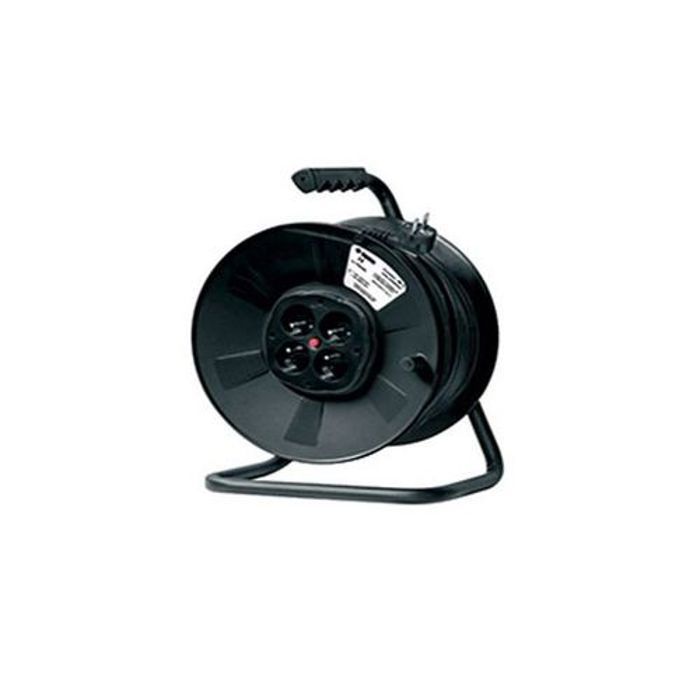 Enrouleur usage professionnel 25m 4p noir-353