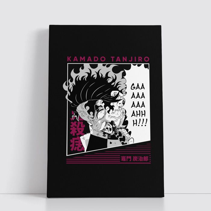 Tableau Manga Japonais sur Toile – Affiche Murale Anime 25x40 cm pour Déco Otaku 82