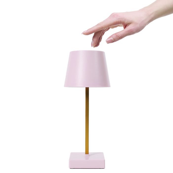 Lampe à Poser Led "Tactile" 26cm Rose