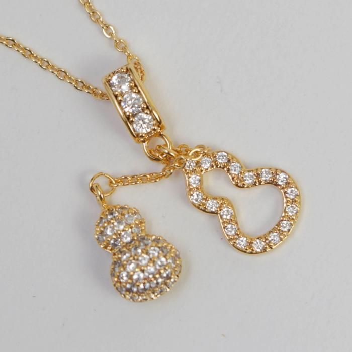 Collier pendentif - Doré - Acier Inoxydable - Femme - Élégant - Musical