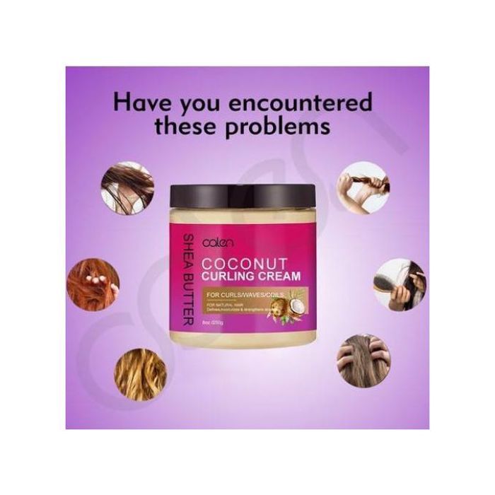 Shea Butter Crème Coiffante à l’Avocat, et coco 250 g (l’Emballage Peut Varier)