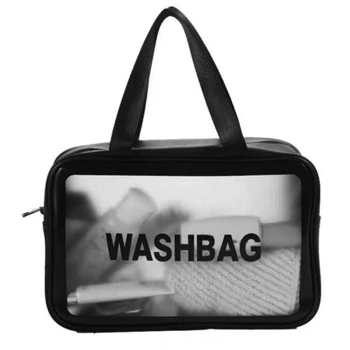 Sac de rangement maquillage de voyage, grande capacité, transparent, étanche, sac cosmétique