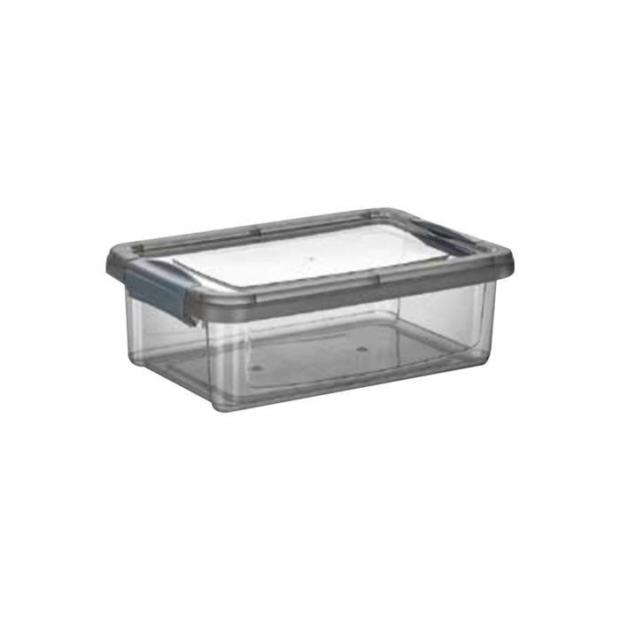 Boite Click Fresh Alimentaire sans BPA Empilable avec Clips Lot de 3 boites capacité 3 Litres
