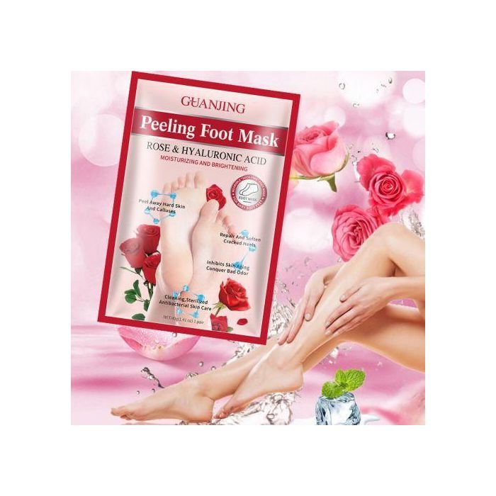 Masque Exfoliant Pieds, Élimine la Peau Morte et les Callosités, Soin Réparateur pour Talons