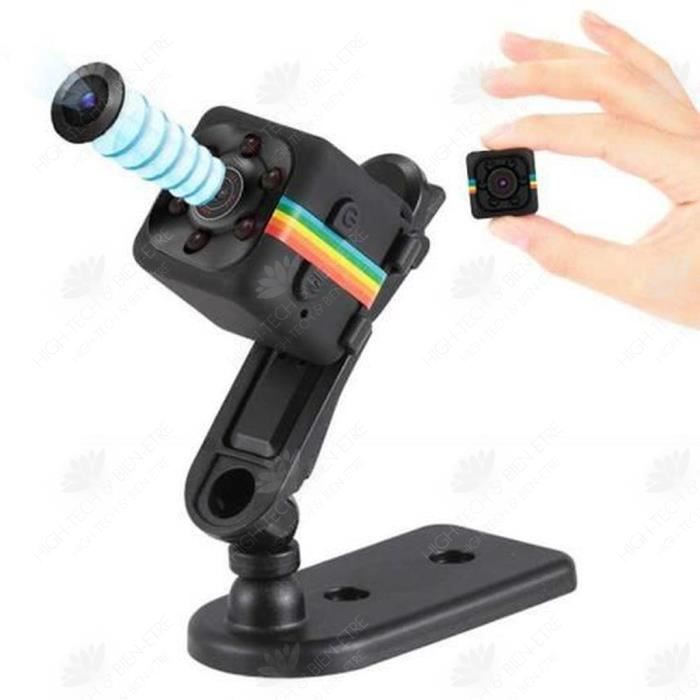 Mini Caméra de Surveillance - HTBE® - SQ11 - Vision Nocturne HD - Batterie Intégrée - 1080P
