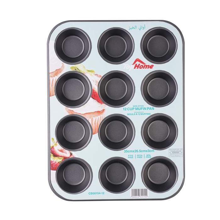 MOULE A 12 MUFFINS L35XW26,5XH3CM