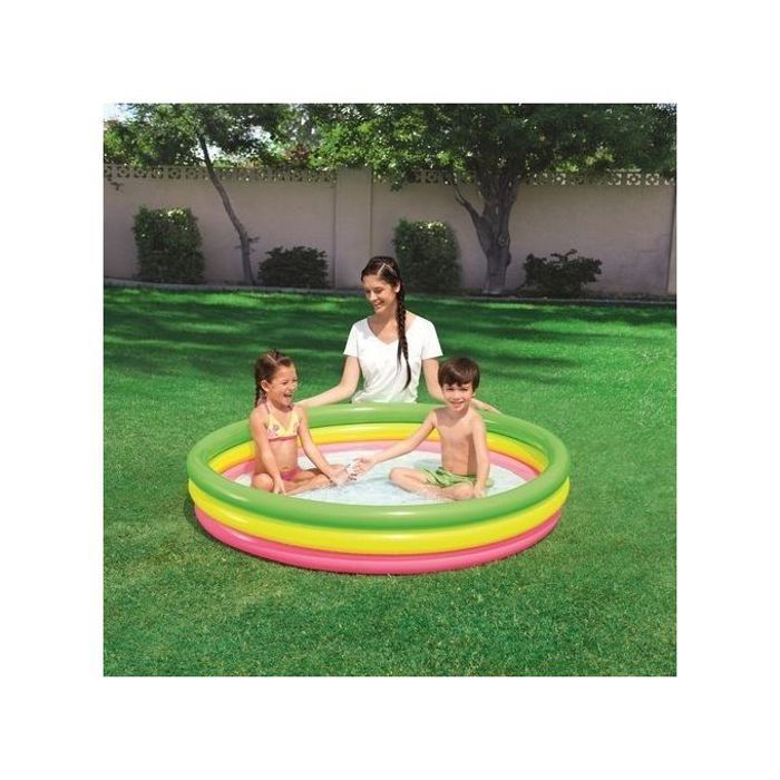 Piscine Gonflable pour Enfants - Bestway - Sol Gonflable - Φ1.52m