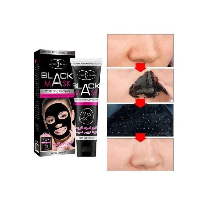Aichun Beauty Mask pour Homme & Femme, Masque Noir unisex soin du visage mask anti point noir