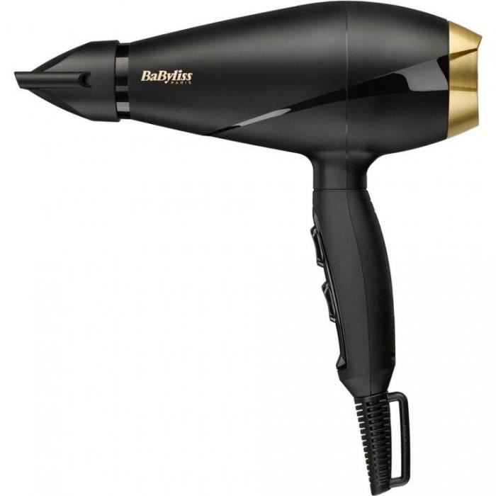 Sèche-cheveux BABYLISS 6704E Power Pro 2000W - 2 températures/2 vitesses - Noir