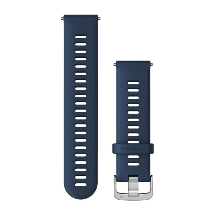 Bracelets Quick Release (22 mm) - Bleu avec fermoir argent