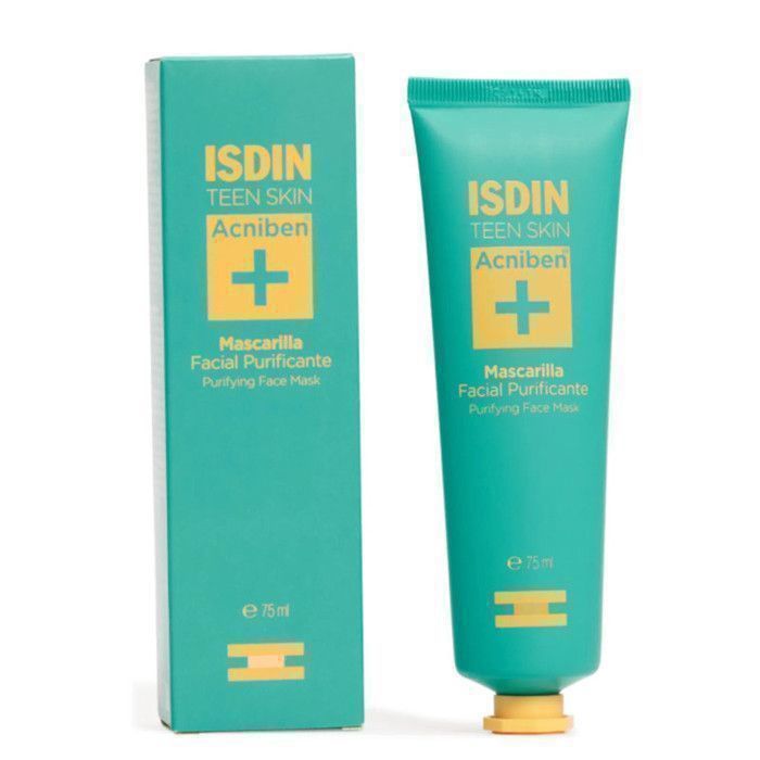 Masque facial purifiant - Isdin - Acniben+ - 75ml - Peaux grasses - Réduit l'excès de sébum
