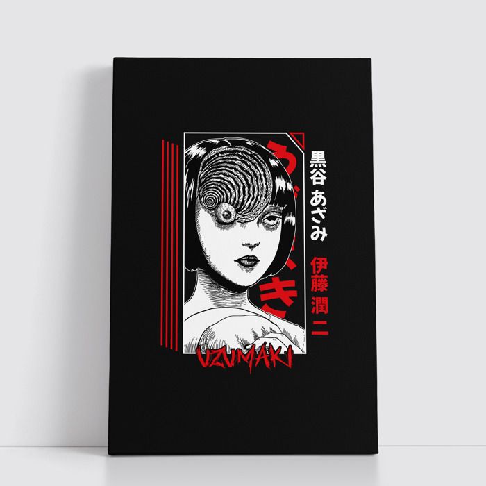 Tableau Manga Japonais sur Toile – Affiche Murale Anime 25x40 cm pour Déco Otaku 94
