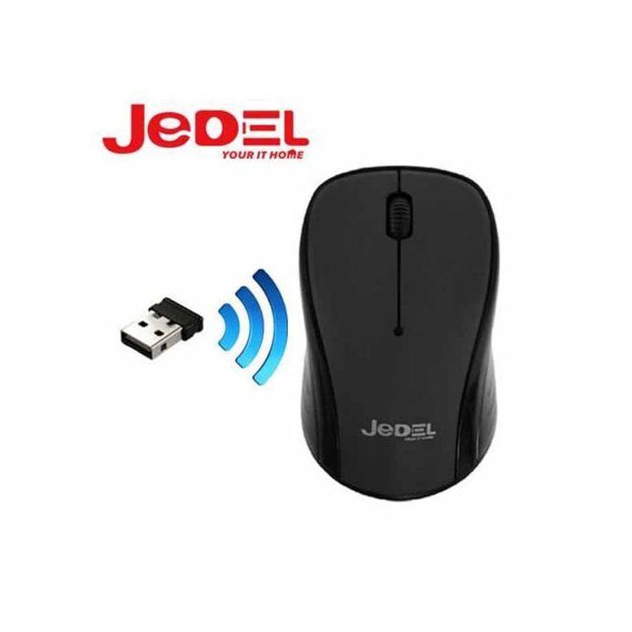 Jedel Souris Sans Fil - Mouse Optique Wireless W920 - Récepteur Wifi 2.4 Ghz
