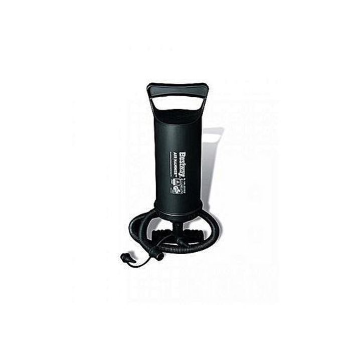 Pompe de gonflage manuelle - Bestway - 1,85 L/cycle - Gonflage rapide - Tuyau flexible - 3 adaptateurs