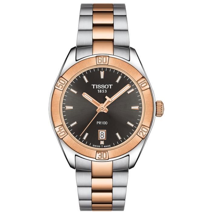 Montre - TISSOT - PR 100 Sport Chic - Quartz - Acier - Analogique