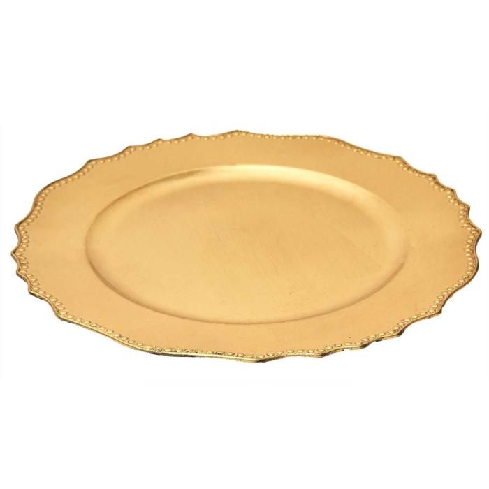 DESSOUS D ASSIETTE GOLD 33CM M12 Simple
