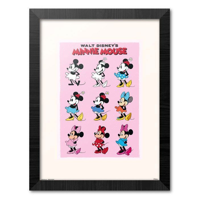 Cadre - DISNEY - MINNIE MOUSE - 30x40 cm - Papier - Finition Brillante