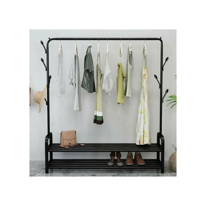 Wall Mounted Nordic Clothes Rack Standing Hallway Modern Clothes Rack Hanger
